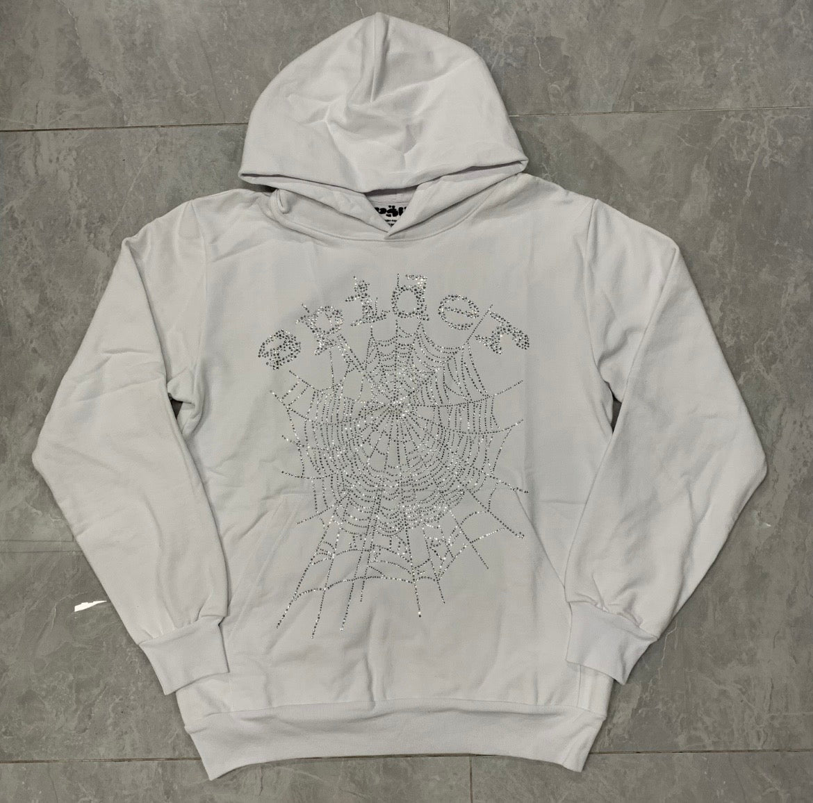 VVS Rhinestone SP5DER Design Hoodie💎