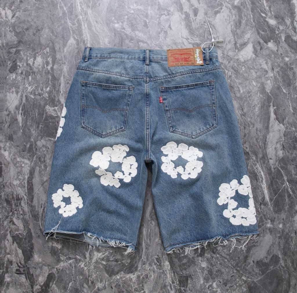 Denim Tears White Jorts