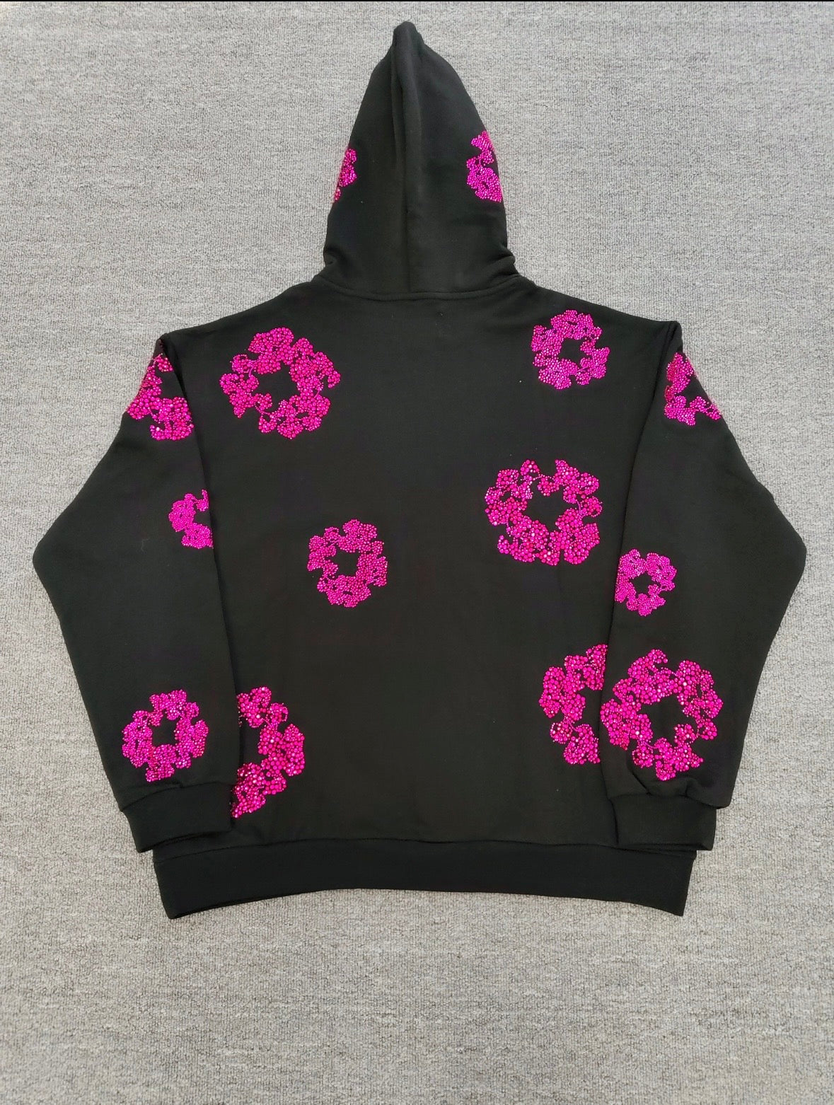 Black/Pink VVS Denim Tears Hoodie💎