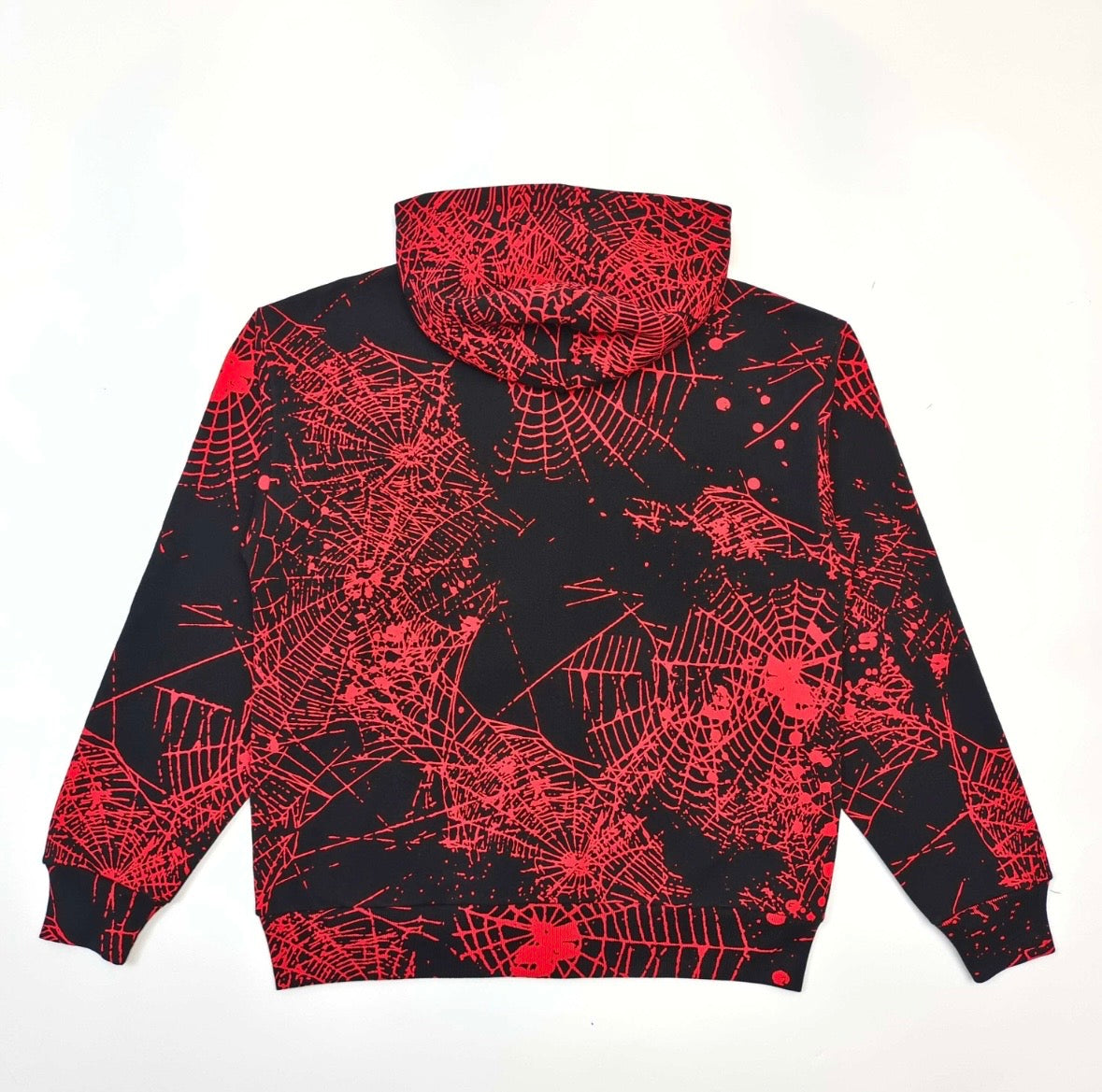 Red/Black Puff Print SP5DER Hoodie