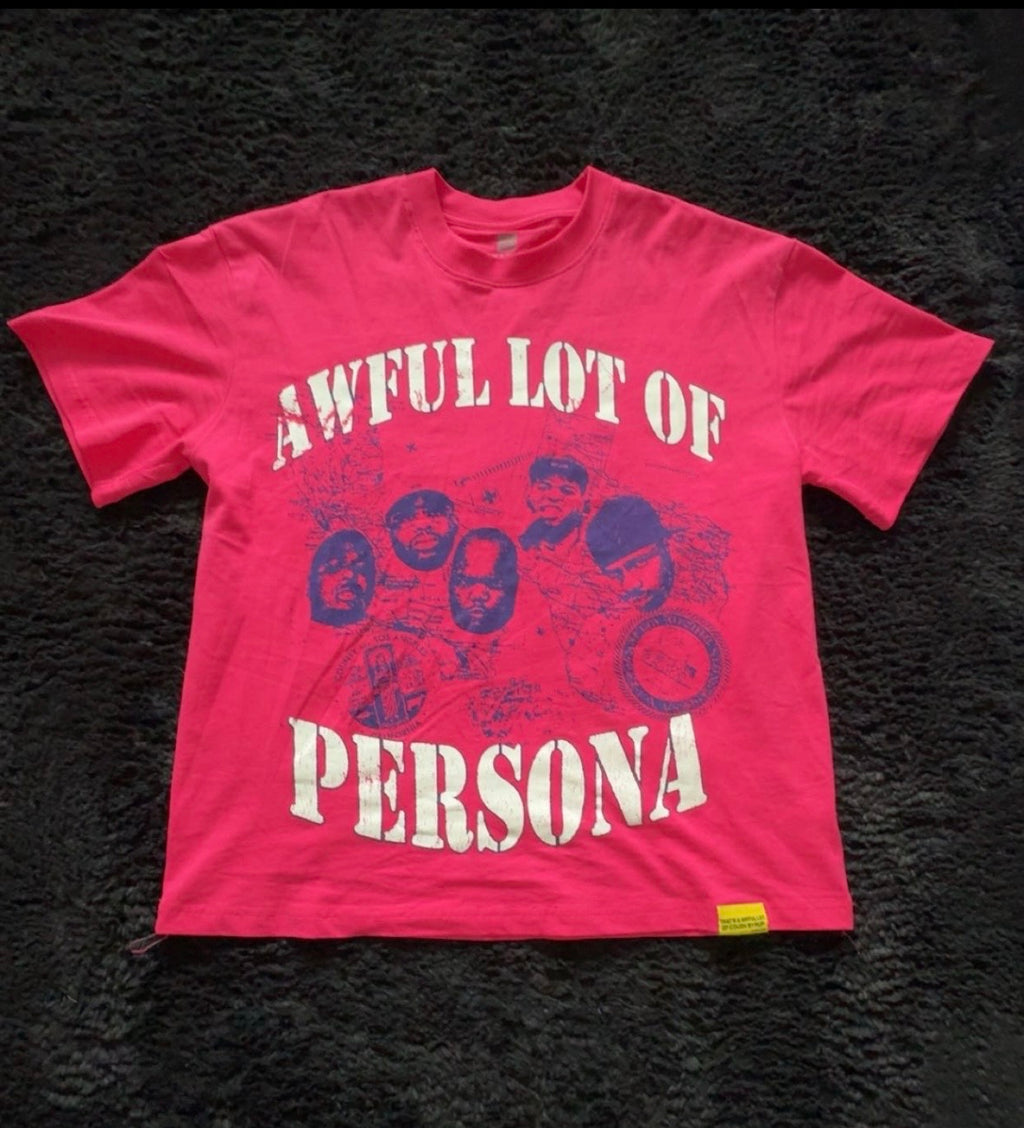 ALOCS(Awful Lot of Personality) Pink tee