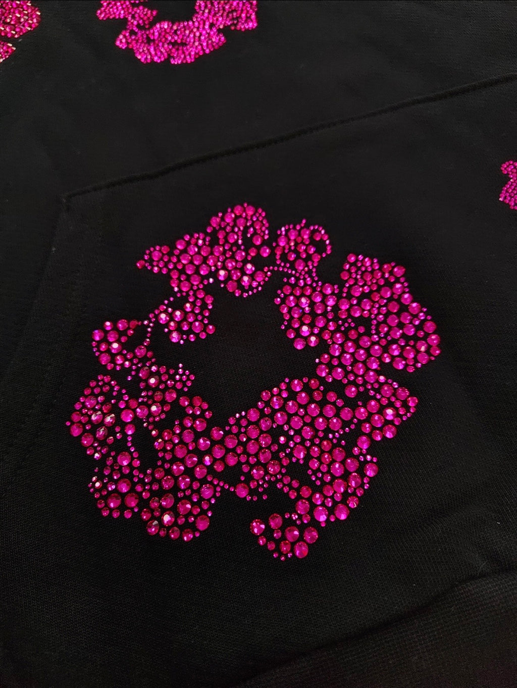Black/Pink VVS Denim Tears Hoodie💎