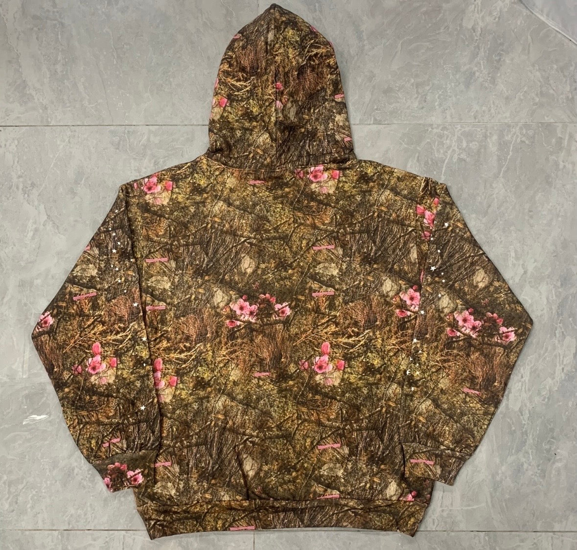 Camo/Pink Flowers SP5DER hoodie