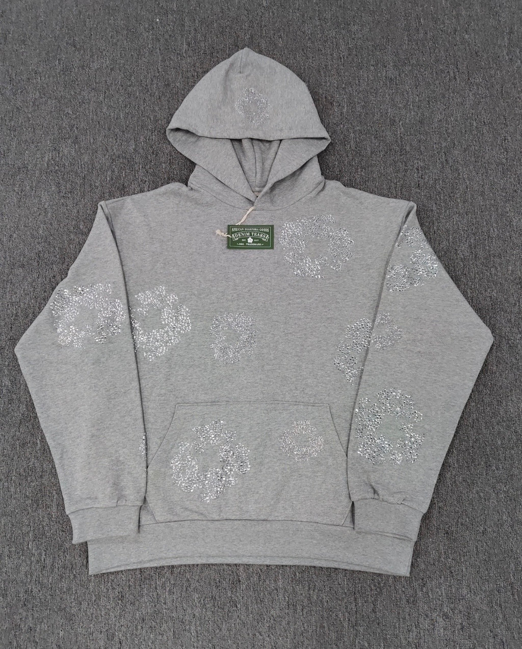 Gray VVS Denim Tears Hoodie💎