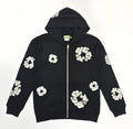 Black/Silver VVS Zip up Denim Tears Hoodie💎