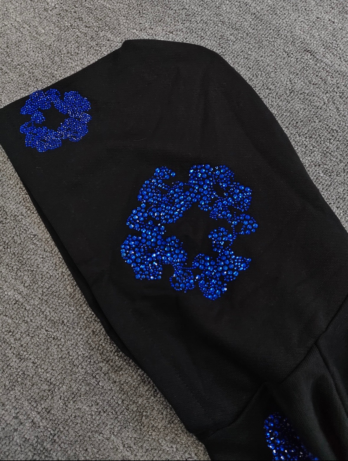 Black/Blue VVS Denim Tears Hoodie💎