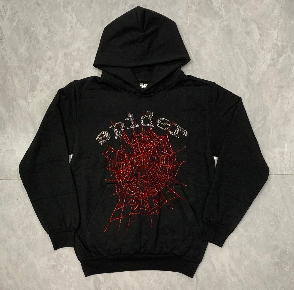 VVS Rhinestone SP5DER Design Hoodie💎