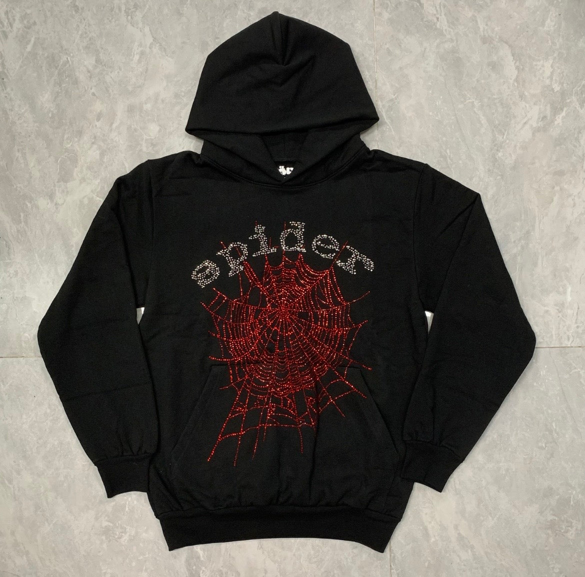VVS Rhinestone SP5DER Design Hoodie💎