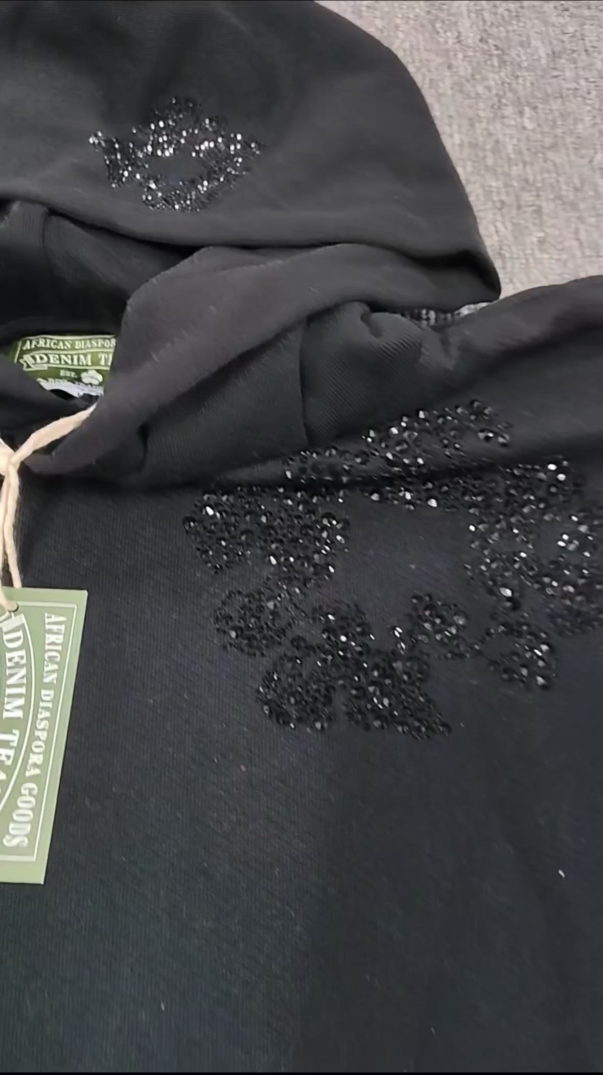 Black VVS Denim Tears Hoodie💎